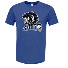 Load image into Gallery viewer, Morris Football Fan Shirt Blue Option
