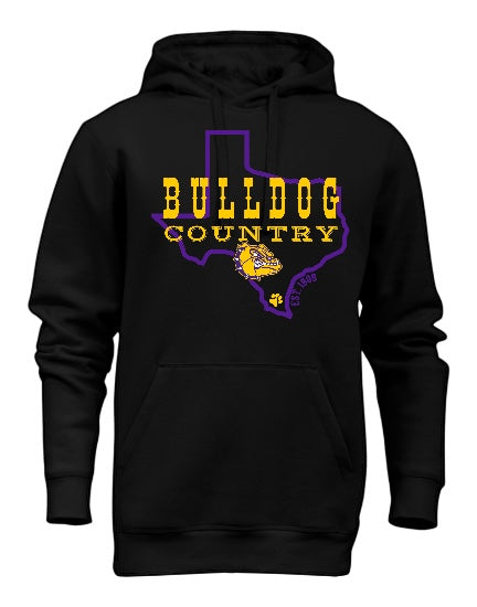 Bulldog Country Cotton Hoodie