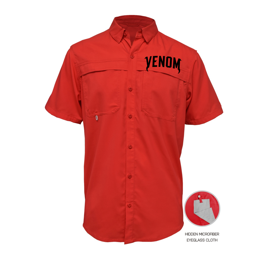 Venom Embroidered Fishing Shirts